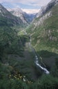 The Naeroy Valley in south-western Norway, as seen from the Stalheim Hotel. The valley can be seen as part of the world-famous Ã¢â¬Å